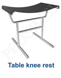 Table knee rest